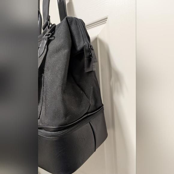 BEIS mini weekender tote Bag Black Carry On Sized - Picture 6 of 9